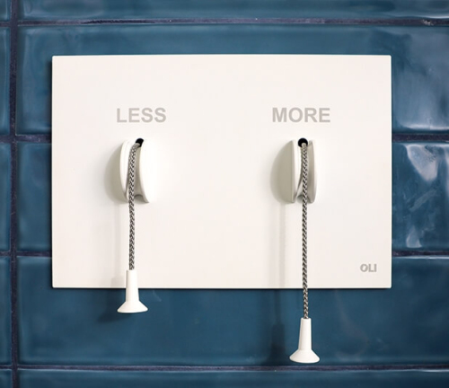Кнопка смыва металл белый LESS IS MORE OLI 883526 Кнопка смыва металл белый LESS IS MORE OLI 883526